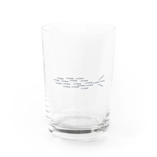 サンマの群れ Water Glass