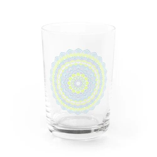 マンダラアート(春・葉・花) Water Glass