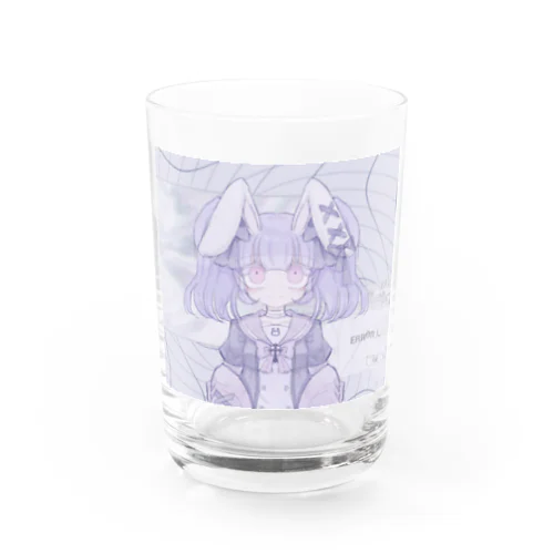 電子のうさぎ。（鈴子らん） Water Glass