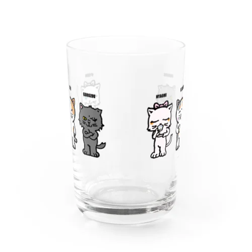 ネコグッズ Water Glass