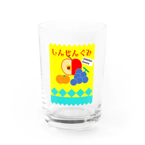 昭和のフレッシュなグミさん Water Glass