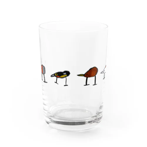野鳥整列 Water Glass