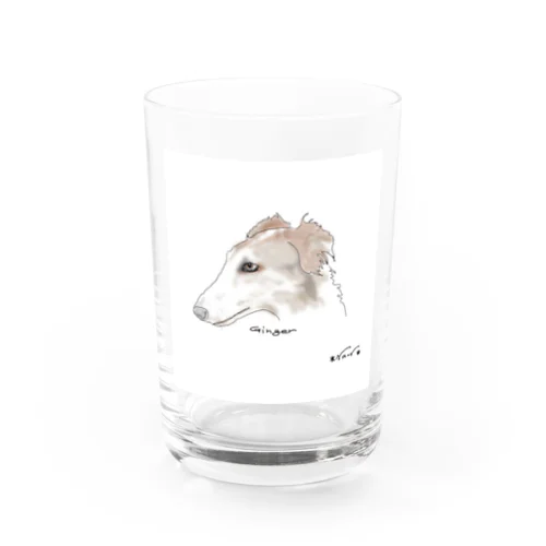 BORZOI GINGER Water Glass