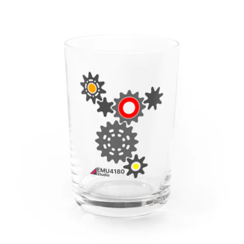 歯車デザイン6 Water Glass