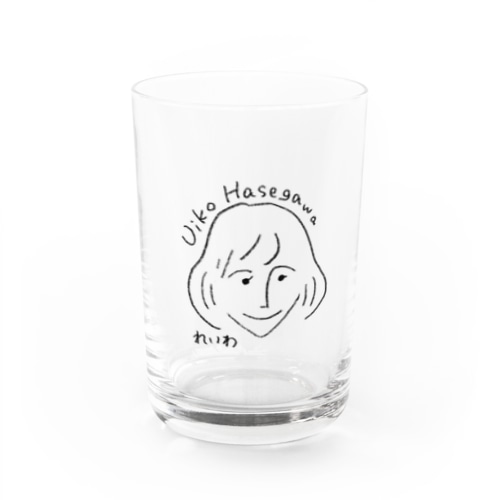 長谷川うい子　広めて応援しましょう！ Water Glass