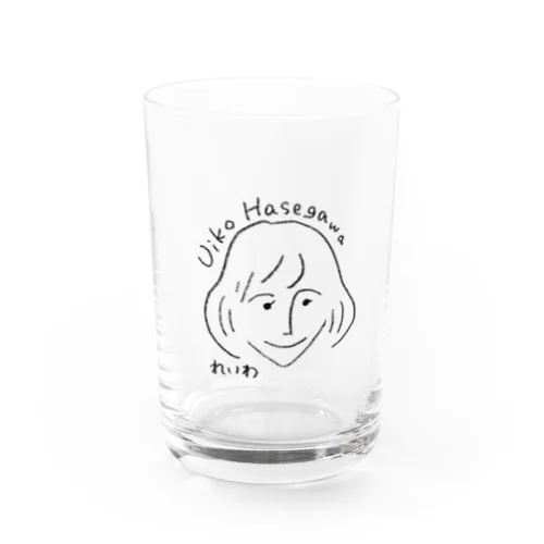 長谷川うい子　広めて応援しましょう！ Water Glass