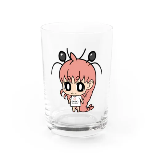 ムキエビちゃん Water Glass