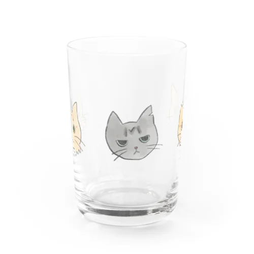 そじまよきにゃー Water Glass