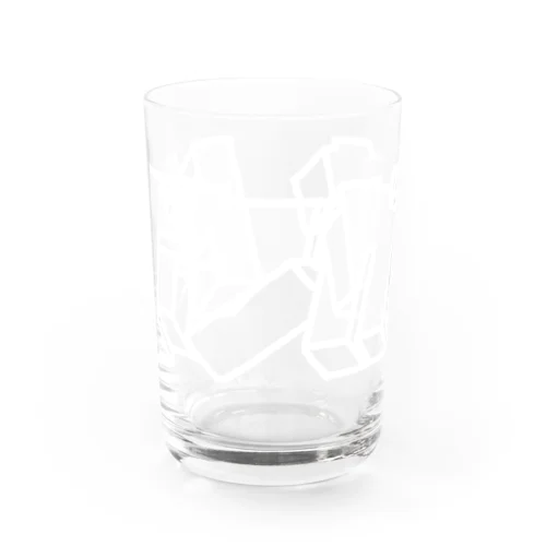 hiscore tobokegao logo white Water Glass