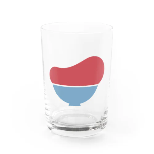 福岡めんたいこ地位向上協会（シンプル） Water Glass