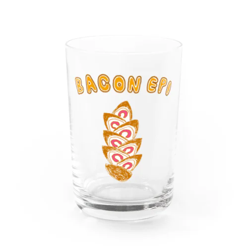 ベーコンエピが好きな人限定！パンデザイン「ベーコンエピ」（Tシャツ・パーカー・グッズ・ETC） Water Glass