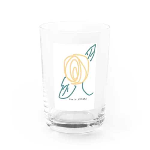 Yellow ROSE シリーズ Water Glass