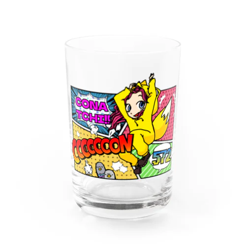 アメコミ風こなち Water Glass