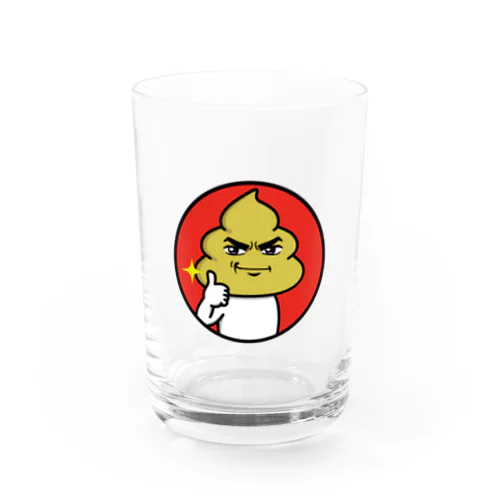 ウンコマン　サムズアップ Water Glass