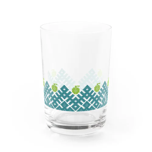 【リンゴの森】北欧レトロなこぎんグラス l 王林 Water Glass