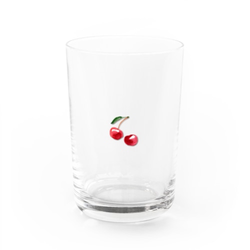 おいしい〜さくらんぼ農家 Water Glass