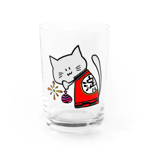 よどにゃん赤バージョン Water Glass