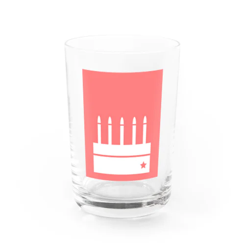お誕生日ケーキ グラス