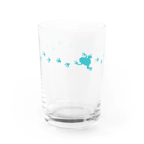 無事カエル印　あしあと Water Glass