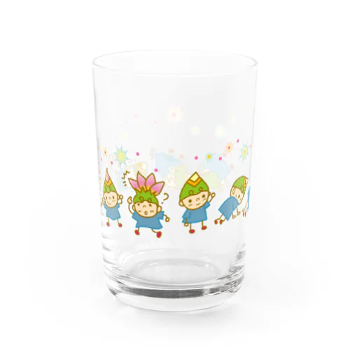 でんぐり返し Water Glass