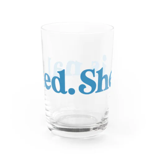 清水くるみ個展「She is naked.」グラス Water Glass