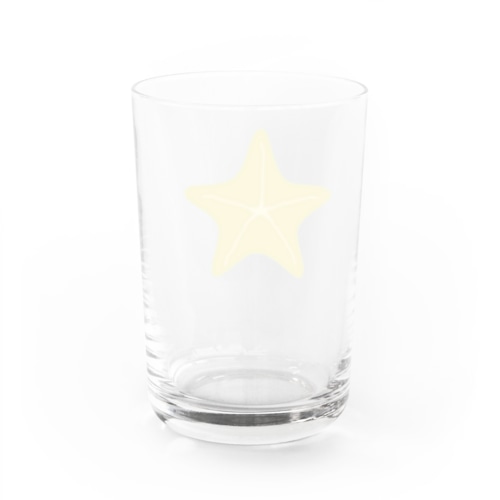 星と見せかけスターフルーツ Water Glass
