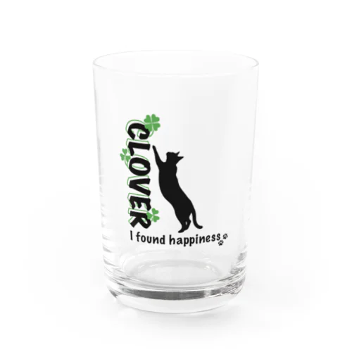 ラッキーな猫 Water Glass