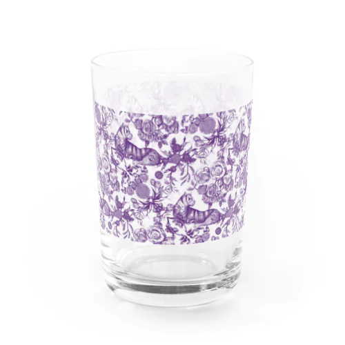 【flor púrpura】総柄グラス Water Glass