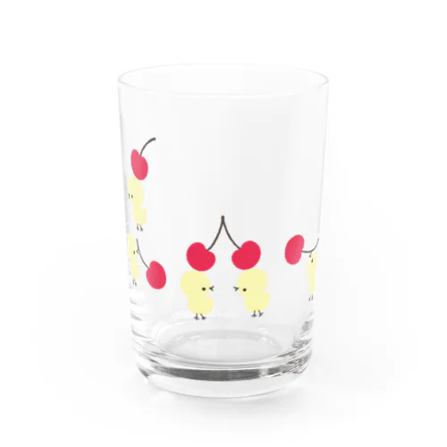 チプチプとサクランボ Water Glass