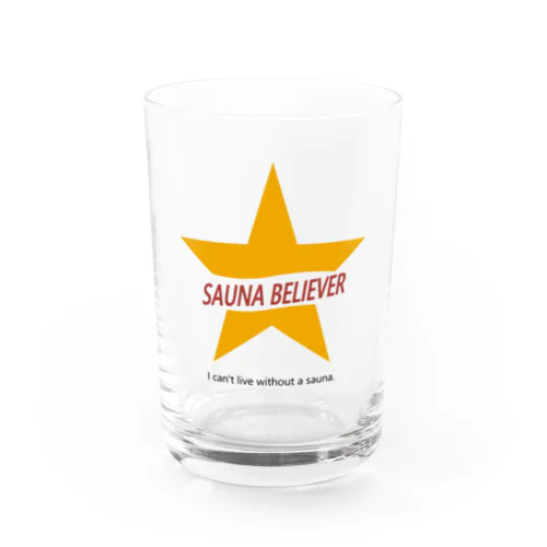 SAUNA BELIEVER Water Glass