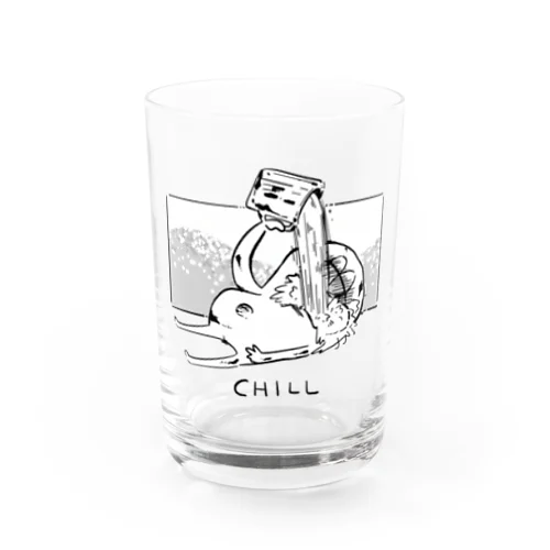 CHILL - DRUNK Water Glass
