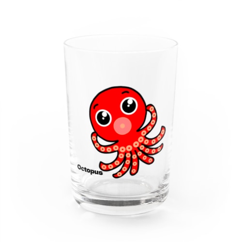 ラブリーたこ(Octopus) Water Glass