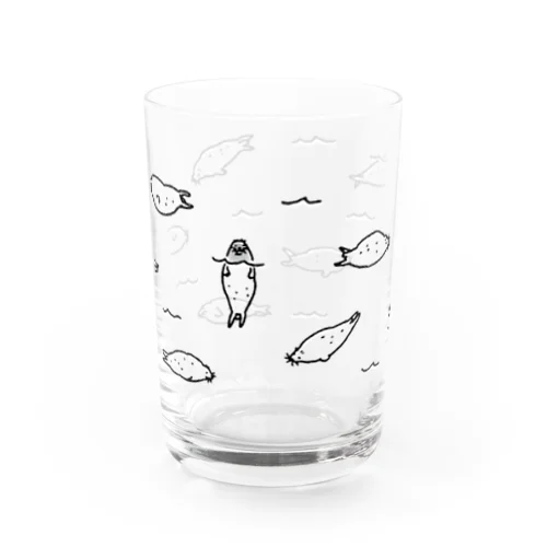 ぷかぷかアザラシ Water Glass