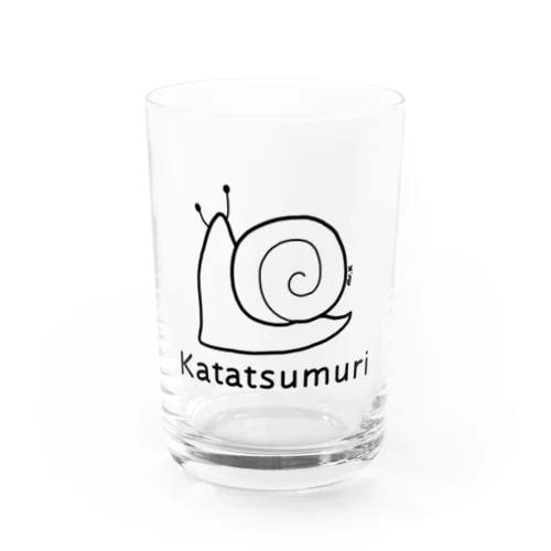 Katatsumuri (カタツムリ) 黒デザイン Water Glass