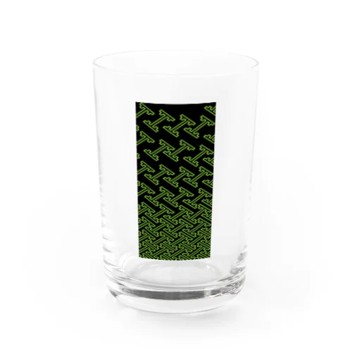 紗綾型_LightGreen Water Glass