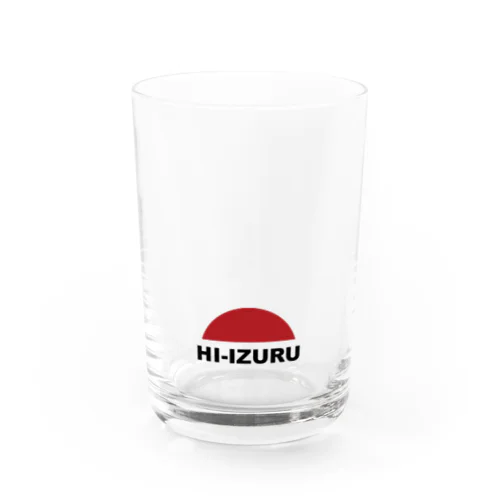 HI-IZURU（黒文字）ロゴマーク　グラス Water Glass