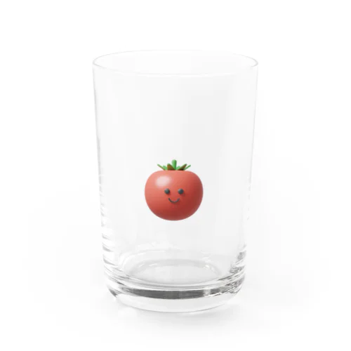 3Dのトマトさん Water Glass