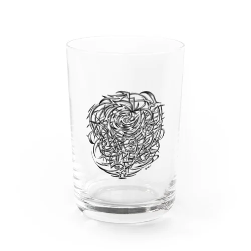 渦 [抽象アート] Water Glass