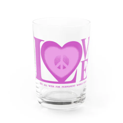 PEACE Water Glass