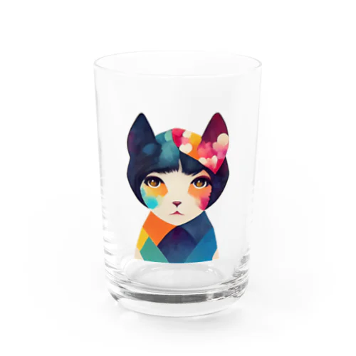 猫とコミュニケーション（クリア） Water Glass