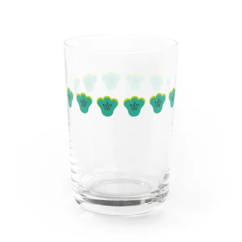 ティータイムの花［TTF17-GREEN］ Water Glass