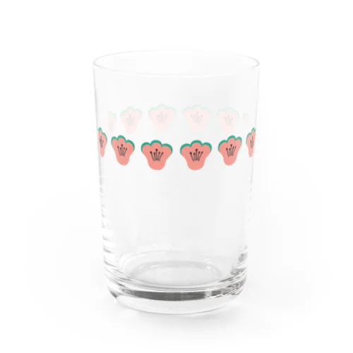 ティータイムの花［TTF17-PINK］ Water Glass