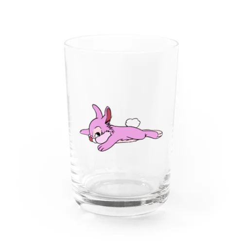 ぺたんこうさぎ Water Glass