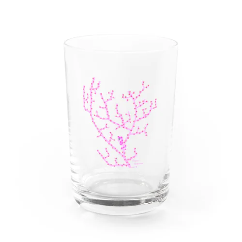 ピンクのピグミーシーホース Water Glass