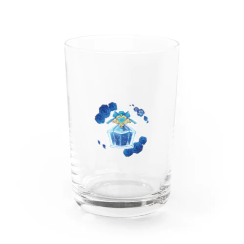 青薔薇の小瓶 Water Glass