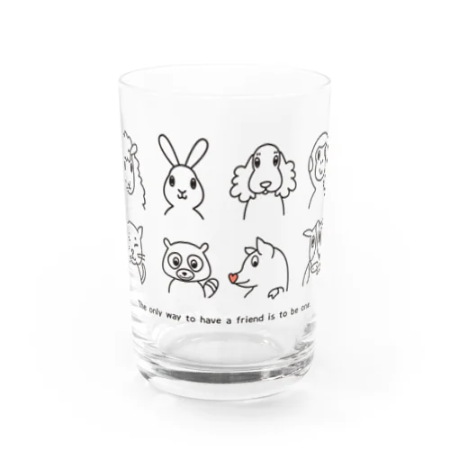 動物大集合！（チャリティー） Water Glass