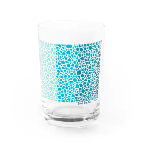 Save The Sea Water Glass