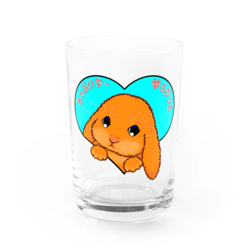 ろっぷいやーらびっと　日本語バージョン Water Glass