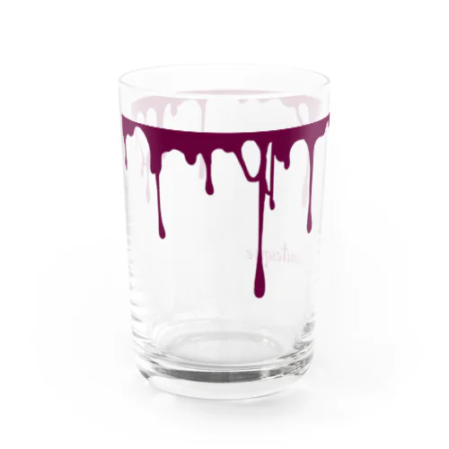 どろどろ　purple red　グラス／マグカップ Water Glass