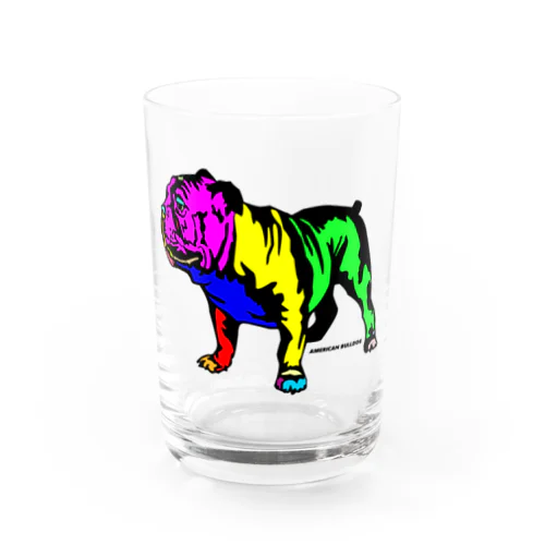 AMERICAN BULLDOG Water Glass